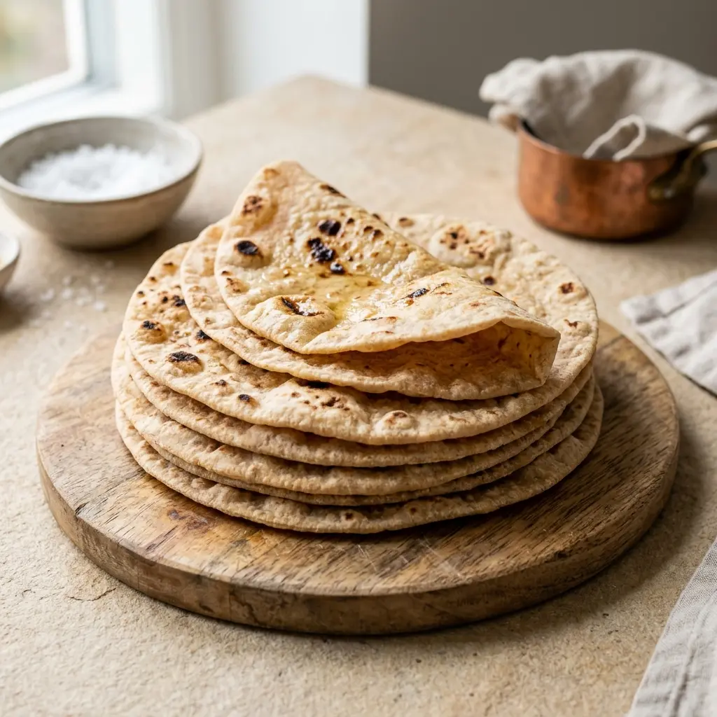 Retsepti Chapati foto koduse leiva või tainana