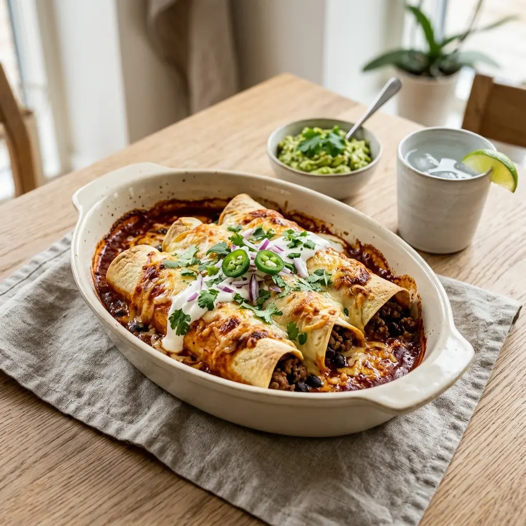 Retsepti Enchiladad veiselihaga foto valmis koduse roana