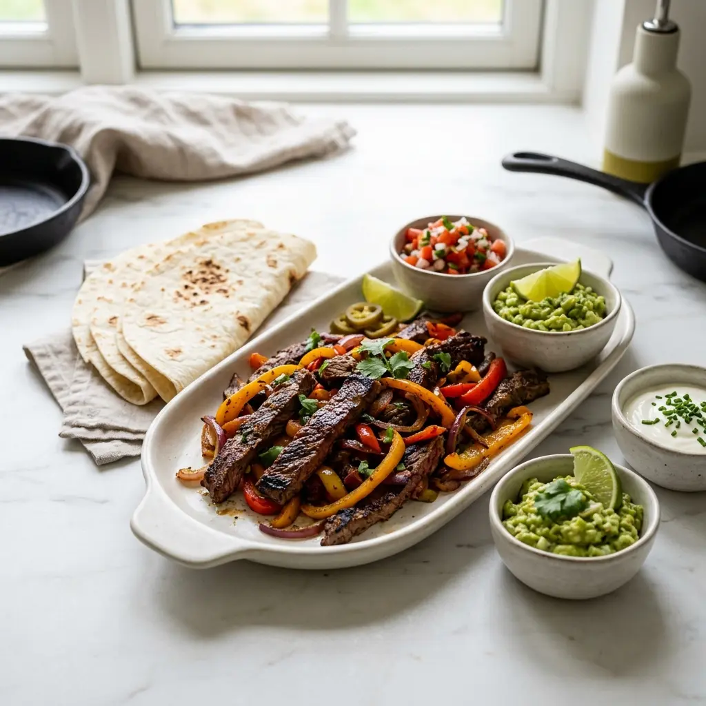 Retsepti Fajitad veiselihaga foto valmis koduse roana
