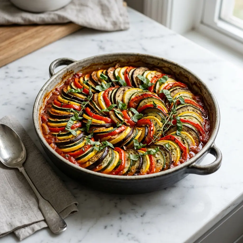 Retsepti Klassikaline ratatouille foto valmis koduse roana