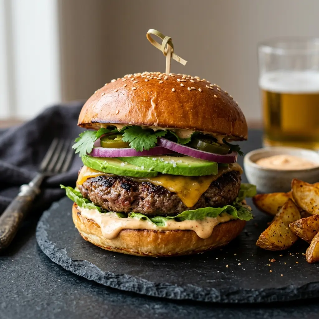 Retsepti Mehhiko burger foto valmis koduse roana