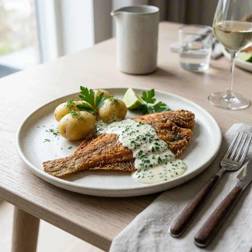 Retsepti Merilestafilee petersellikastmega foto valmis koduse roana
