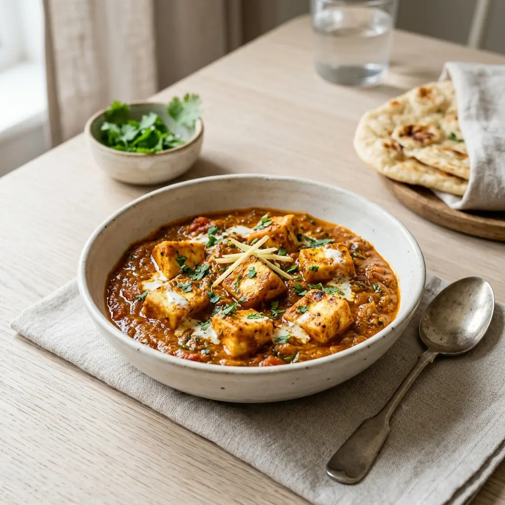 Retsepti Paneer masala foto valmis koduse roana