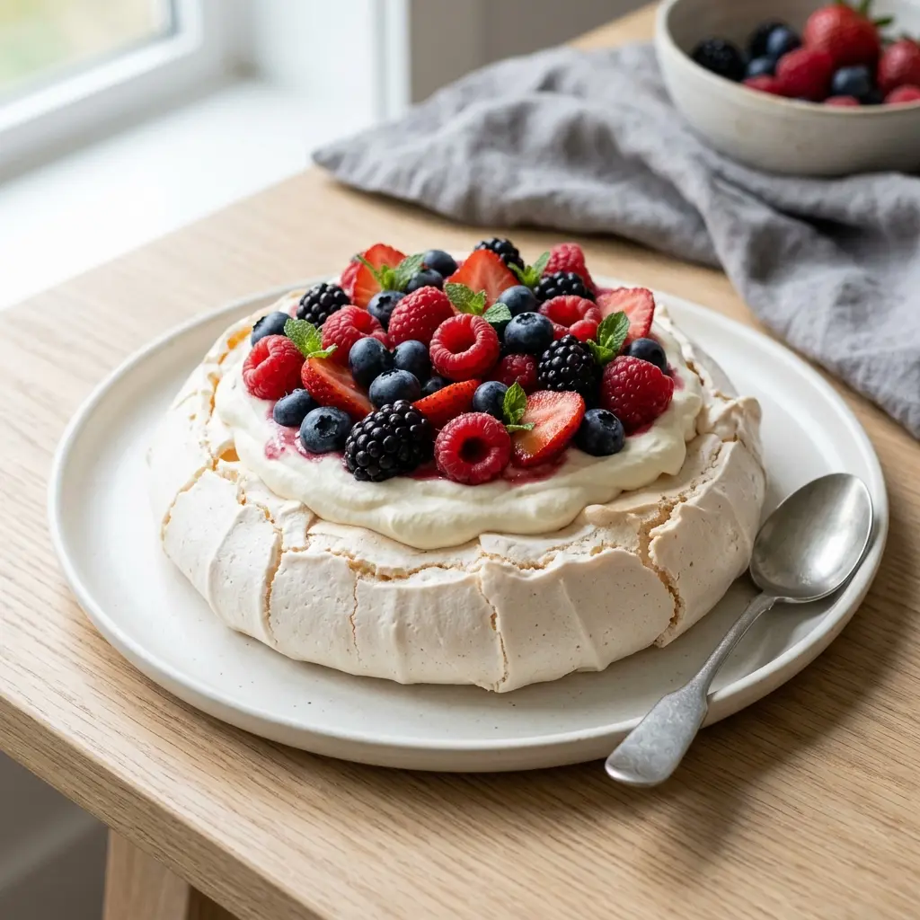 Retsepti Pavlova foto valmis koduse roana