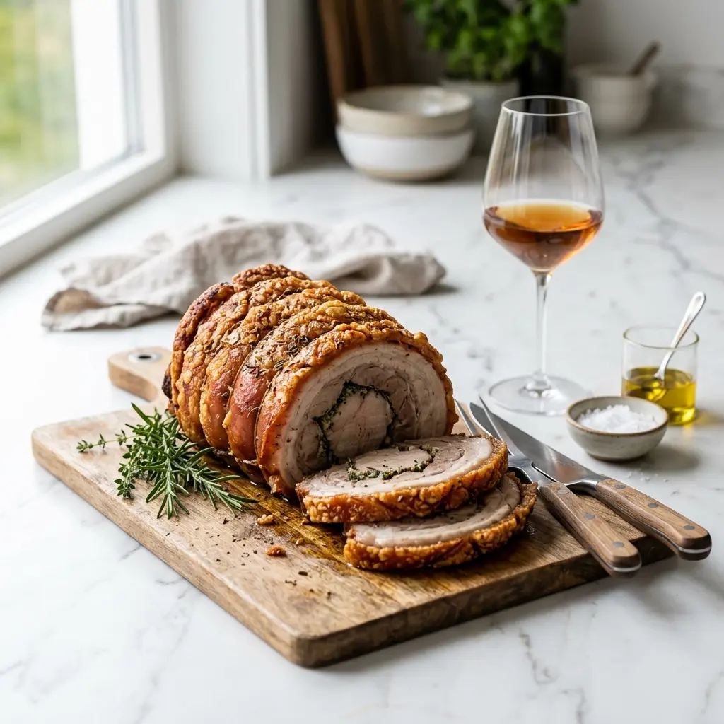Retsepti Porchetta ahjus foto valmis koduse roana