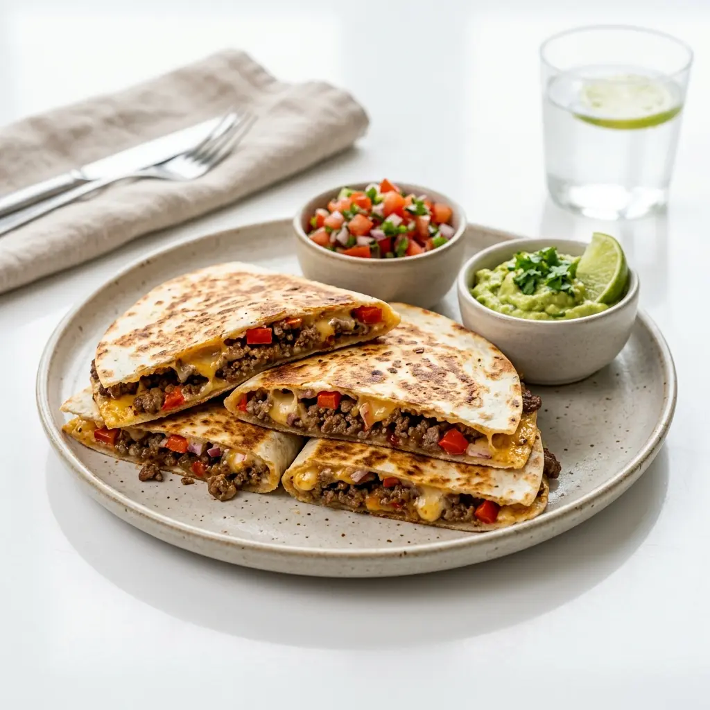 Retsepti Quesadillad veiselihaga foto valmis koduse roana