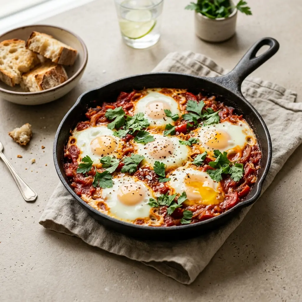 Retsepti Shakshuka foto valmis koduse roana