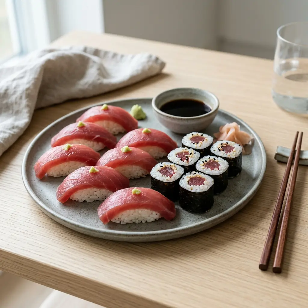 Retsepti Sushi tuunikalaga foto valmis koduse roana
