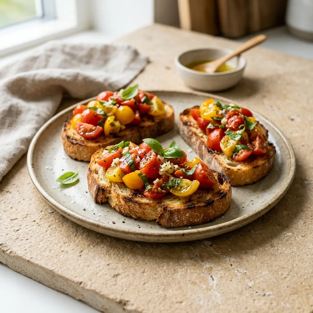 Retsepti Tomatibruschetta foto valmis koduse roana